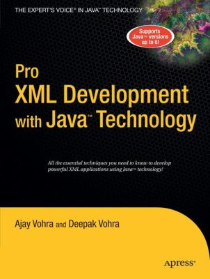 Pro XML Development with Java Technology   2006 9781590597064 Front Cover