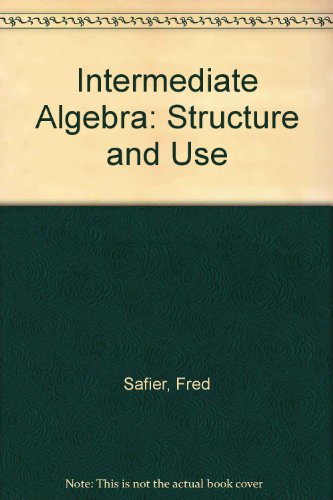 Intermediate Algebra 5th 1994 (Student Manual, Study Guide, etc.) 9780070051065 Front Cover