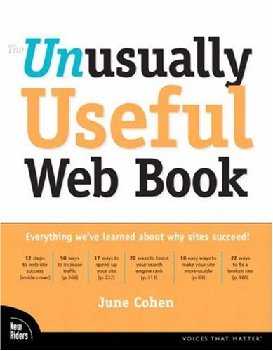 Unusually Useful Web Book   2003 9780735712065 Front Cover