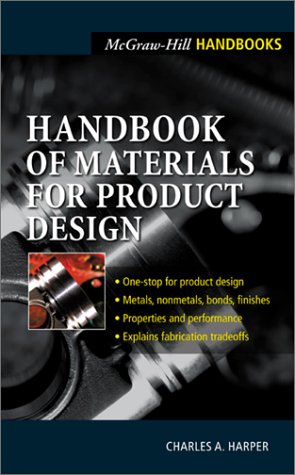 Handbook of Materials for Product Design  3rd 2001 9780071354066 Front Cover