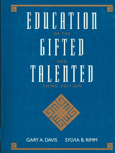 Education of the Gifted and Talented 3rd 1994 9780205148066 Front Cover
