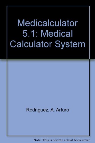 Medicalculator 5. 1 Medical Calculator System 5th 2003 9789685325066 Front Cover