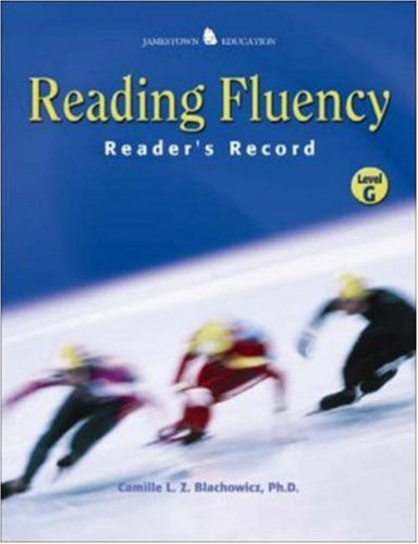 Reading Fluency: Reader's Record, Level I'   2004 9780078457067 Front Cover