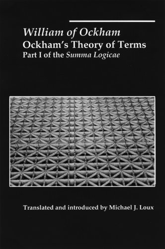 Ockham's Theory of Terms Part I of the Summa Logicae  2011 9781587316067 Front Cover