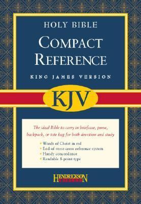 Kjv Compact Reference Bible Black Imitation Leather   2006 9781598561067 Front Cover