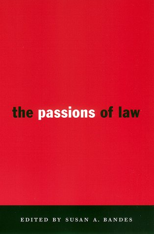 Passions of Law   2001 9780814713068 Front Cover