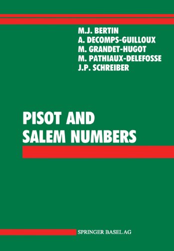Pisot and Salem Numbers   1992 9783034897068 Front Cover