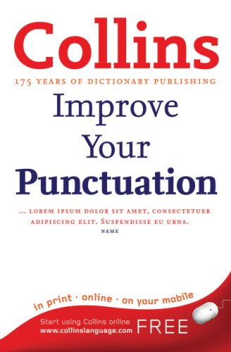 Improve Your Punctuation   2009 9780007288069 Front Cover