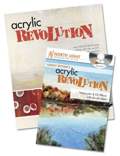 Painting Acrylic with Nancy Reyner Book and DVD Bundle   2010 9781440312069 Front Cover