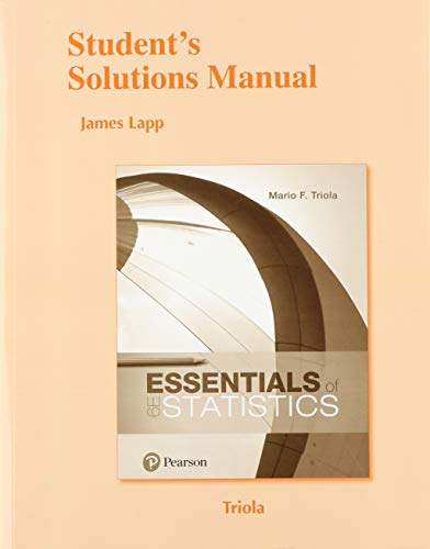 Essentials of Statistics:   2018 9780134687070 Front Cover