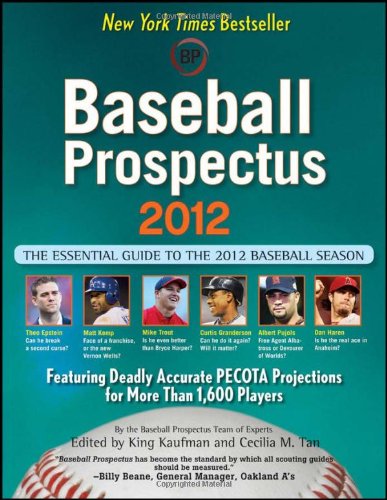 Baseball Prospectus 2012  3rd 2012 9780470622070 Front Cover