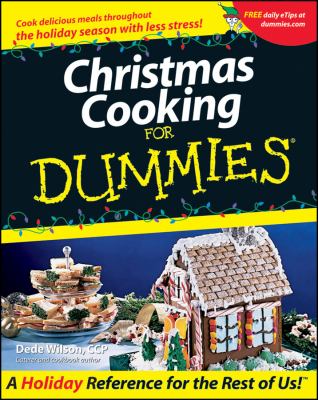 Christmas Cooking for Dummies   2001 9780764554070 Front Cover