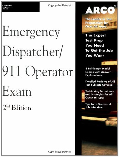 Emergency Dispatcher 911 Operator Exam 2nd 2001 9780768907070 Front Cover