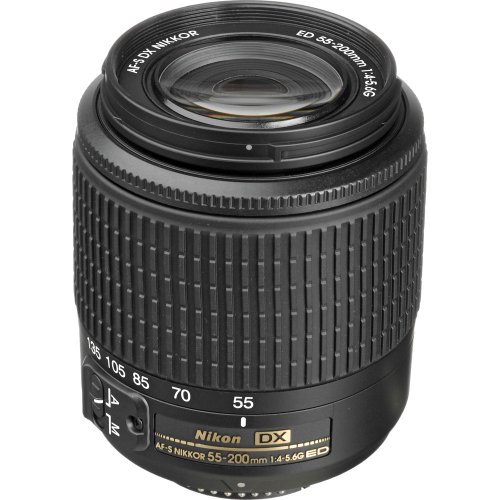 Nikon 55-200MM F4 - 5.6G AF-S DX Lens - Black product image