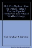Pre-Algebra : Homework and Practice Workbook 4th (Workbook) 9780030698071 Front Cover