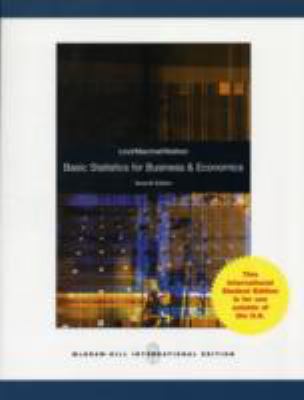 Basic Statistics for Business & Economics (Paperback) 7th 9780077129071 Front Cover