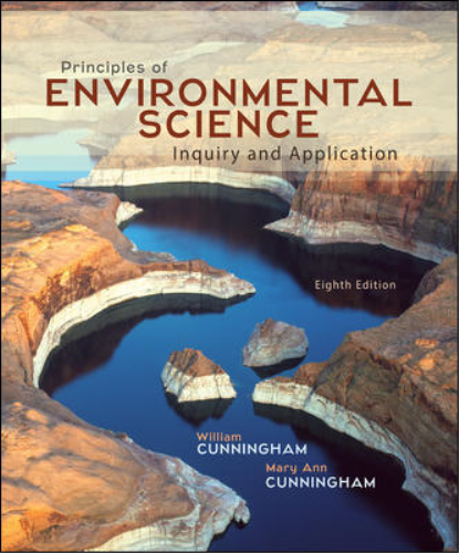Principles of Environmental Science:  8th 2016 9780078036071 Front Cover