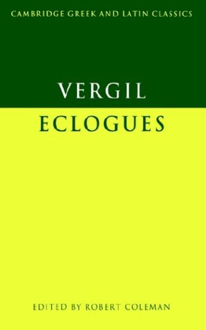 Virgil Eclogues  1977 9780521291071 Front Cover