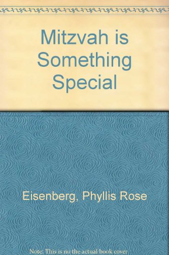Mitzvah Is Something Special  1978 9780060218072 Front Cover