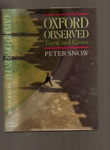 Oxford Observed Town and Gown  1991 9780719547072 Front Cover