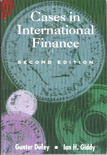 Cases in International Finance  2nd 1993 9780201513073 Front Cover