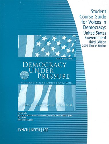 Democracy under Pressure An Introduction to the American Political System 2006 4th 2007 9780495091073 Front Cover