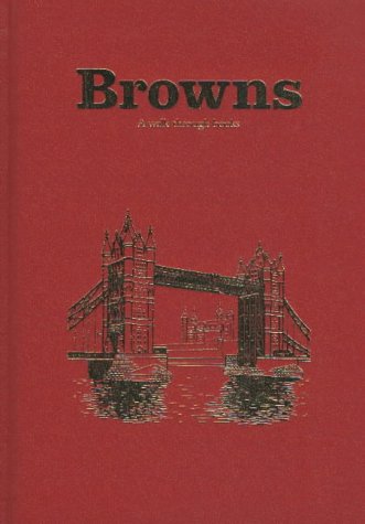 Browns A Walk Though Books...  2003 9788887469073 Front Cover