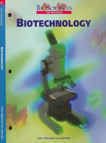 Biotechnology : Holt Biology N/A 9780030514074 Front Cover