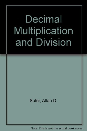 Decimals Multiplication and Division 2nd 2003 9780072871074 Front Cover