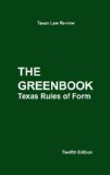 Texas Rules of Form: 11th 2006 9781878674074 Front Cover
