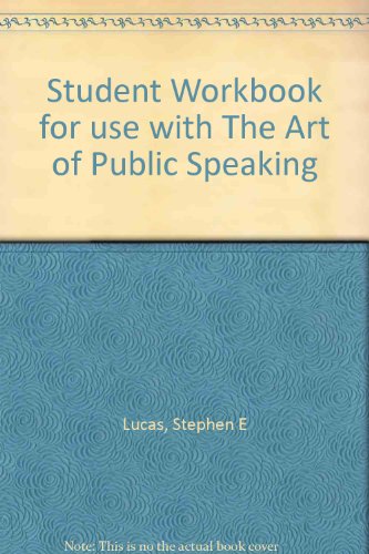 Art of Public Speaking  8th 2004 9780072564075 Front Cover