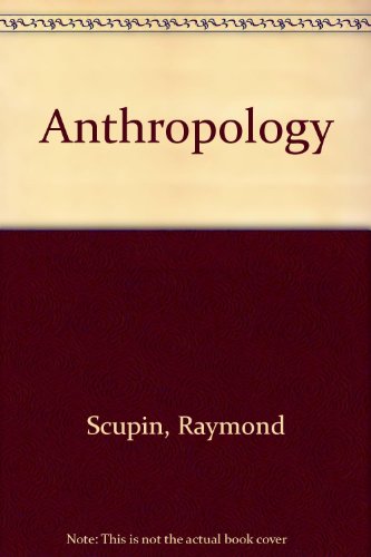 Anthropology  3rd 1998 (Student Manual, Study Guide, etc.) 9780138486075 Front Cover