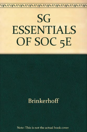 Sg Essentials of Soc 5th 2002 9780534556075 Front Cover