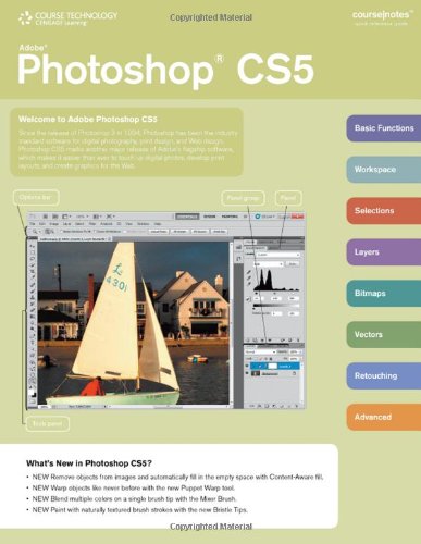 Adobe Photoshop CS5 CourseNotes   2011 9781111530075 Front Cover