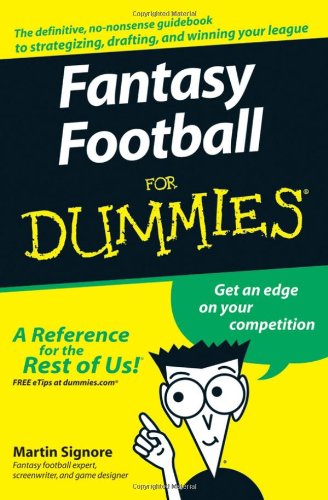 Fantasy Football for Dummies   2007 9780470125076 Front Cover