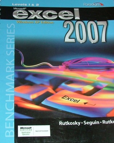 Microsoft Excel 2007 Levels 1 and 2  2008 9780763830076 Front Cover