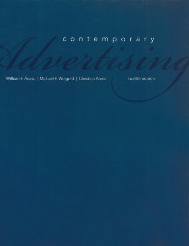 Contemporary Advertising  12th 2009 9780073381077 Front Cover