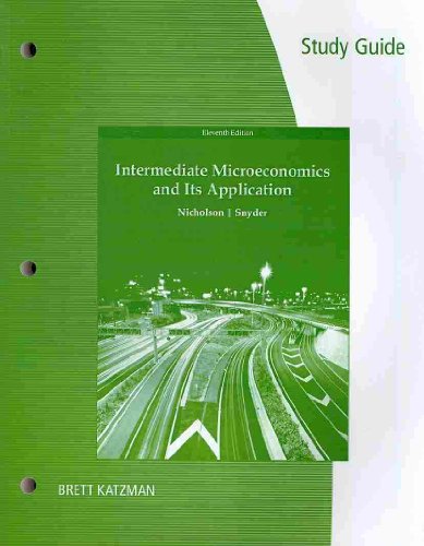 Intermediate Microeconomics  11th 2010 (Guide (Pupil's)) 9780324599077 Front Cover