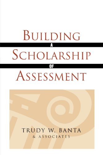 Building a Scholarship of Assessment   2002 9780470623077 Front Cover