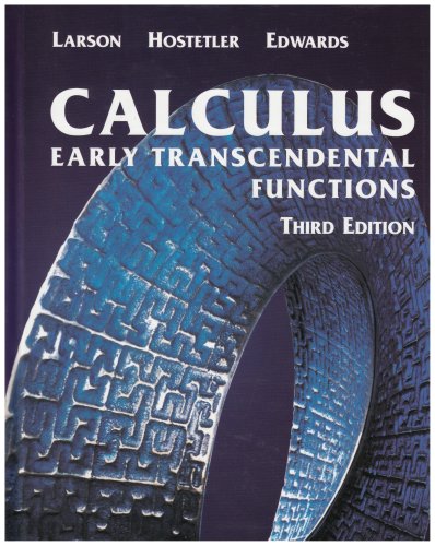 Calculus Early Transcendental Functions 3rd 2003 9780618223077 Front Cover
