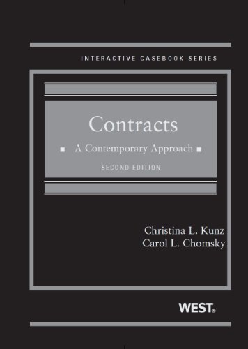 Contracts: A Contemporary Approach  2013 9780314283078 Front Cover