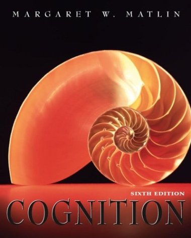 Cognition  6th 2005 (Revised) 9780471450078 Front Cover