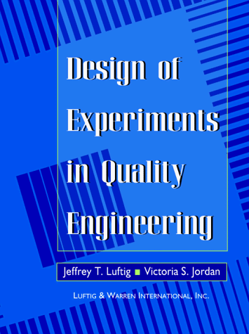 Design of Experiments in Quality Engineering   1998 9780070388079 Front Cover