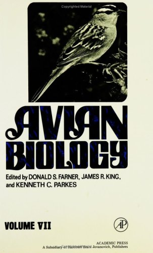Avian Biology N/A 9780122494079 Front Cover