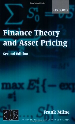 Finance Theory and Asset Pricing  2nd 2003 (Revised) 9780199261079 Front Cover