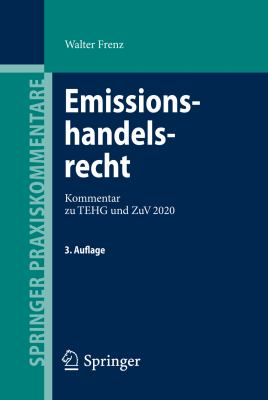 Emissionshandelsrecht: Kommentar Zu Tehg Und Zuv 2020  2012 9783642296079 Front Cover