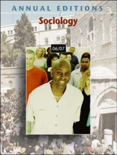 Sociology  35th 2007 (Revised) 9780073516080 Front Cover