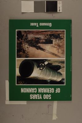 500 Years of German Cannon   2001 9780764313080 Front Cover
