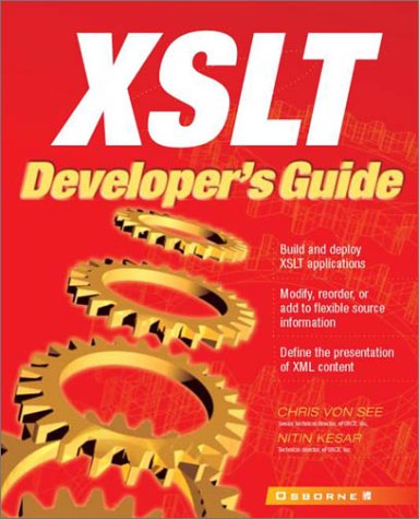 XSLT Developer's Guide   2002 9780072194081 Front Cover