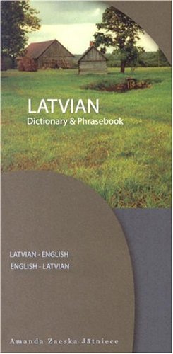 Latvian-English/English-Latvian Dictionary and Phrasebook   2003 9780781810081 Front Cover